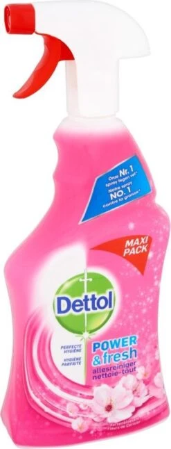Dettol - Spray Nettoyant Tout Usage - Fleur De Cerisier - Power & Fresh Multi - Élimine 99,9% De Toutes Les Bactéries - Maxi-pack 750 Ml - -Nettoyage Produits Boutique 459x1200