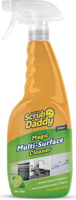 Scrub Daddy Spray Nettoyant Tout Usage - Spray Nettoyant Tout Usage - Respectueux De L'environnement - Ménage - Spray Nettoyant Tout Usage - Nettoyant Multi - 750 Ml
