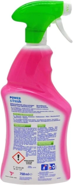 Dettol - Spray Nettoyant Tout Usage - Fleur De Cerisier - Power & Fresh Multi - Élimine 99,9% De Toutes Les Bactéries - Maxi-pack 750 Ml - -Nettoyage Produits Boutique 476x1200