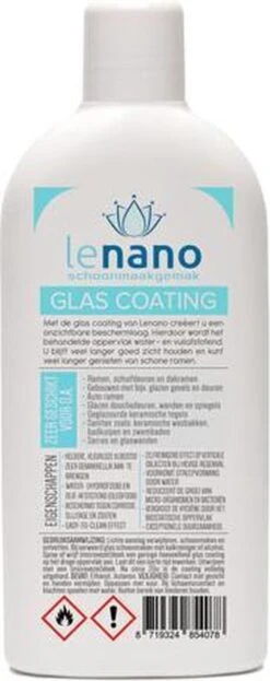 Lenano Glass Coating 250ml - Nano Coating Glass Hydrofuge Et Anti-salissures - Transparent - Protection Des Fenêtres - Sans Calcaire - Clean Cabine De Douche Carrelage De Salle De Bain 12 Lenano Glass Coating 250ml - Nano Coating Glass Hydrofuge Et Anti-salissures - Transparent - Protection Des Fenêtres - Sans Calcaire - Clean Cabine De Douche Carrelage De Salle De Bain -Nettoyage Produits Boutique 476x1200 4