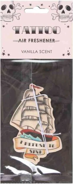 Something Different Désodorisant Tattoo Refuse To Sink Ship Vanilla Multicolore