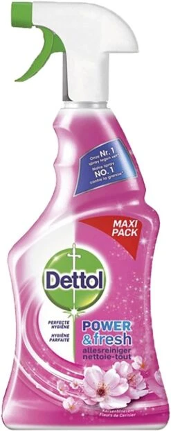 Dettol - Spray Nettoyant Tout Usage - Fleur De Cerisier - Power & Fresh Multi - Élimine 99,9% De Toutes Les Bactéries - Maxi-pack 750 Ml - -Nettoyage Produits Boutique 477x1200