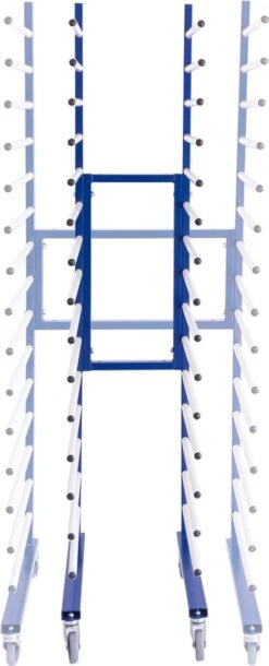 Chariot De Séchage De Peinture Etendoir De Séchage Etendoir De Séchage De Peinture - Réglable - 15 Couches De Séchage - Roues Pivotantes - Blauw - Capacité De Charge De 300 Kg -> 20 Kg Par Couche -Nettoyage Produits Boutique 486x1200 2