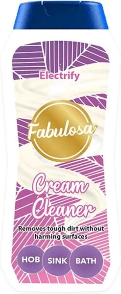 Fabulosa Electrify - Crème Nettoyante - 500 ML - Cleaner Tout Usage - Végétalien - Comprend Un échantillon Gratuit