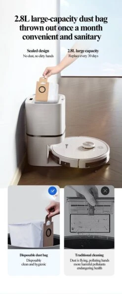 Aspirateur Robot NEATSVOR Avec Station De Charge - Aspirateur Robot Avec Fonction De Nettoyage - Vidange Automatique - Wit 20 Aspirateur Robot NEATSVOR Avec Station De Charge - Aspirateur Robot Avec Fonction De Nettoyage - Vidange Automatique - Wit -Nettoyage Produits Boutique 501x1200 1
