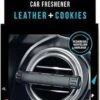 Axe Désodorisant Cuir + Cookies Aluminium Noir / Argent 3 Pièces