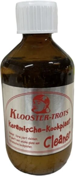 Cleaner Pour Plaques Vitrocéramiques KloosterTrots - Nettoie, Entretient Et Donne Un éclat Unique - Contenance : 250 Ml - Prix Par Pièce