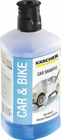 Kärcher Karcher Cleaner Car Shampoo - 1 Litre - Agent De Nettoyage 3 En1 Nettoyant Pour Voiture Wash & Wax Plug & Clean