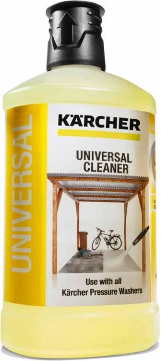 Kärcher Nettoyant Multi-usages Karcher Cleaner - 1 Litre - Nettoyant Universel Nettoyant Nettoyeur Haute Pression Plug & Clean 3 Kärcher Nettoyant Multi-usages Karcher Cleaner - 1 Litre - Nettoyant Universel Nettoyant Nettoyeur Haute Pression Plug & Clean