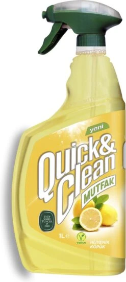 Eyüp Sabri Tuncer - Quick & Clean - Huile Et Vinaigre De Citron Naturel - Nettoyant De Surface Polyvalent 1 Lt.
