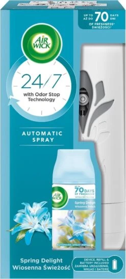 Désodorisant Automatique Freshmatic Et Recharge Fraîcheur Printanière 250 Ml