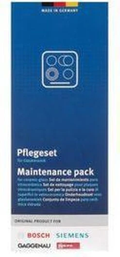Bosch Siemens Hob Maintenance Set - Set De Maintenance Pour Les Surfaces Céramiques -Nettoyage Produits Boutique 564x1200