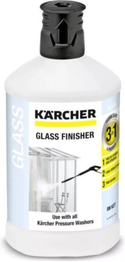 Kärcher Nettoyant Pour Vitres Karcher - 1 Litre - Finisseur De Vitres 3 En 1 - Nettoyant Nettoyeur Haute Pression