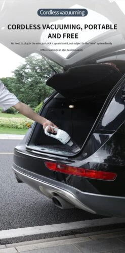 Aspirateur De Voiture Sans Fil YourGoods® 13000Pa - Aspirateur Sans Fil - Aspirateur Sans Sac - Aspirateur Sans Fil - Aspirateur Automatique -Nettoyage Produits Boutique 592x1200