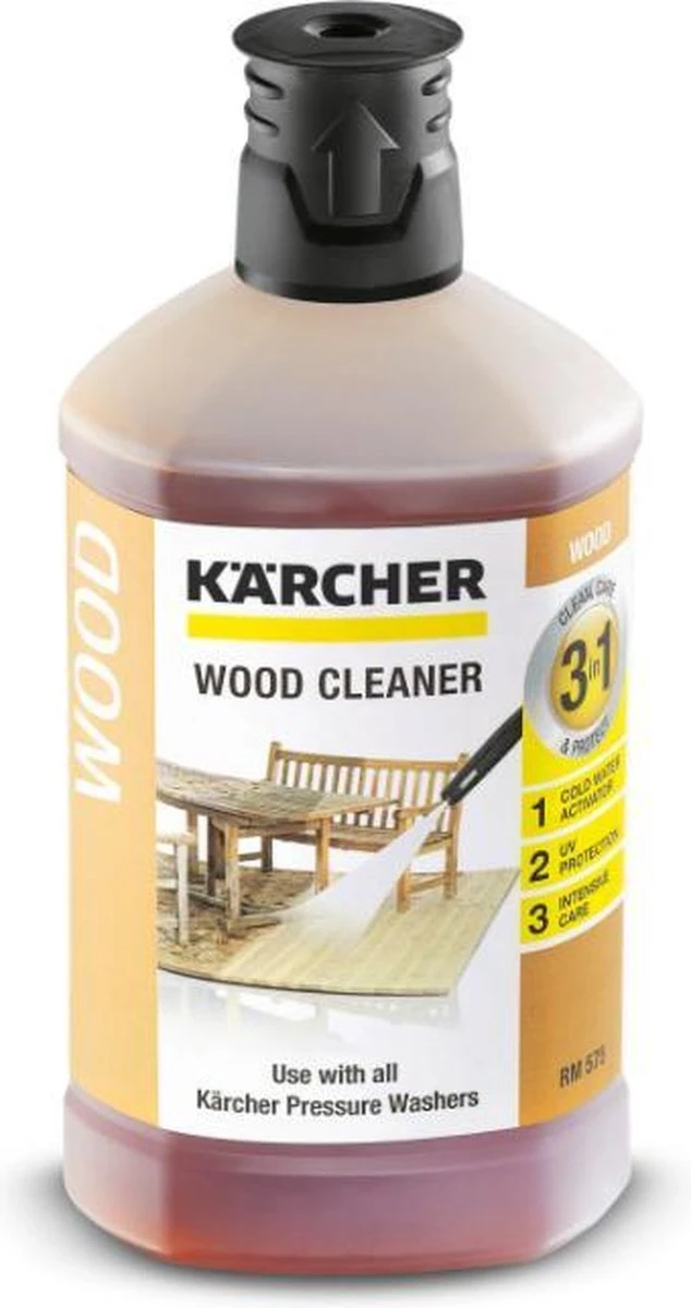 Kärcher Karcher Nettoyant Nettoyant Bois - 1ltr - Nettoyant Bois 3en1 - Agent Nettoyant Nettoyeur Haute Pression 3 Kärcher Karcher Nettoyant Nettoyant Bois - 1ltr - Nettoyant Bois 3en1 - Agent Nettoyant Nettoyeur Haute Pression