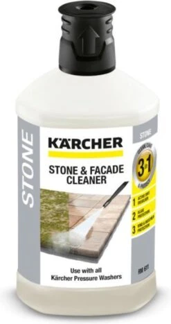Kärcher Nettoyant Pour Pierre Et Façade Karcher - 1 Litre - Nettoyant Pour Pierre De Façade Nettoyeur Haute Pression Plug & Clean