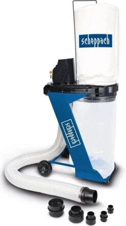 Système D'extraction Par Extracteur De Copeaux Scheppach DC500 - 550W | 230 V | 900 Pa | 1150 M3/h | 75L