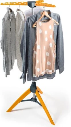 Tatkraft PALM Support De Séchage Pliant à économie D'espace Solide - Vêtements Pliants Simples Séchage De Vêtements - Tatkraft Sèche-linge - Vêtements De Wasrek Pour 42 - Tour à Sec 2 Paniers De Lavage Complets - Pliable