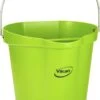 Seau Vikan 568677 - 12 Litres - Citron Vert - Seau Robuste - Résistant Aux Produits Chimiques - Maximum 100 ° C - Convient Aux Travaux De Transformation Des Aliments Et De Nettoyage -Nettoyage Produits Boutique 712x1200