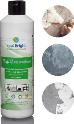 ProfiBright Business - Nettoyant Pour Sols Profi6 PH Neutral - Universel - Marbre - Parquet Stratifié - PVC - Concentré - HACCP - 500 Ml