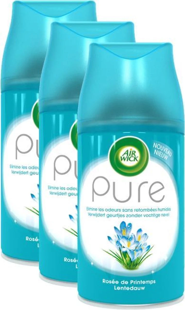 Désodorisant Air Wick Freshmatic Rosée Printanière - Recharge - 3x250ml 10 Désodorisant Air Wick Freshmatic Rosée Printanière - Recharge - 3x250ml – Image 8