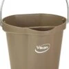 Seau Vikan 568866 - 6 Litres - Marron - Seau Robuste - Résistant Aux Produits Chimiques - Maximum 100 ° C - Convient Aux Travaux De Transformation Des Aliments Et De Nettoyage -Nettoyage Produits Boutique 728x1200 1