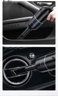 Mini Aspirateur Sans Fil Pour La Voiture | Aspirateur De Table | Sans Fil | Aspirateur Automatique | Sans Fil | Noir -Nettoyage Produits Boutique 736x1200