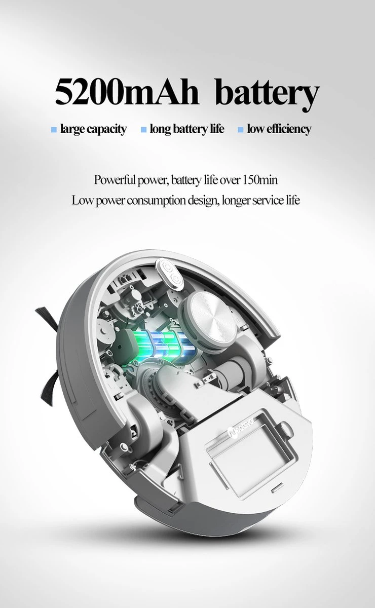 Aspirateur Robot NEATSVOR Avec Station De Charge - Aspirateur Robot Avec Fonction De Nettoyage - Vidange Automatique - Wit 15 Aspirateur Robot NEATSVOR Avec Station De Charge - Aspirateur Robot Avec Fonction De Nettoyage - Vidange Automatique - Wit – Image 13