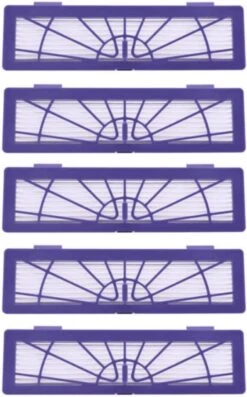 5x Filtre HEPA Et Brosse Latérale Brosse/ Set De Brosse Latérale Adapté Pour Neato BotVac 70e 75 80 85 D75 D85 D3 D3 + D5 Connecté