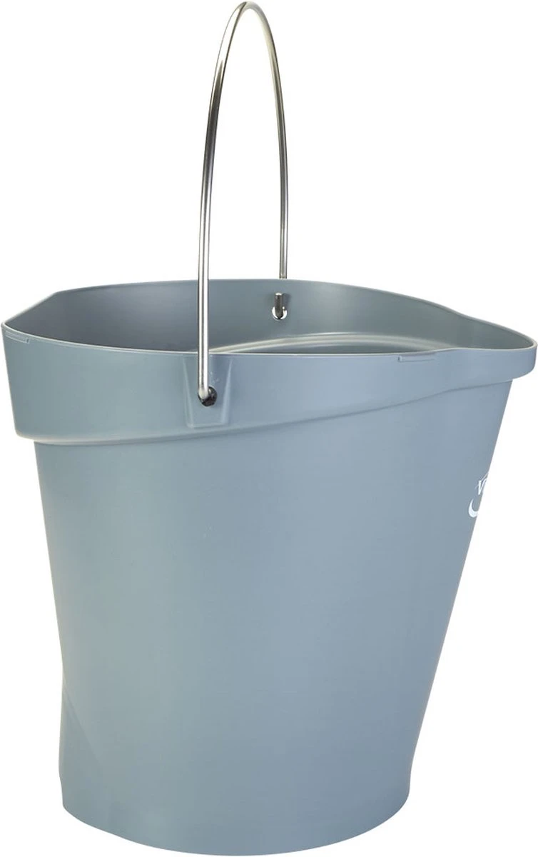 Seau Vikan 568688 - 12 Litres - Grijs - Seau Robuste - Résistant Aux Produits Chimiques - Maximum 100 ° C - Convient Aux Travaux De Transformation Des Aliments Et De Nettoyage 4 Seau Vikan 568688 - 12 Litres - Grijs - Seau Robuste - Résistant Aux Produits Chimiques - Maximum 100 ° C - Convient Aux Travaux De Transformation Des Aliments Et De Nettoyage – Image 2