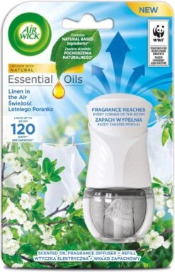 Désodorisant électrique Et Recharge D'huiles Essentielles Fraîcheur Matinale D'été 19 Ml