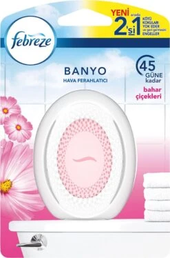 Ambi Pur - Salle De Bain & Toilette - Assainisseur D'air - Touche De Fleur - 2 En 1 - Non électrique