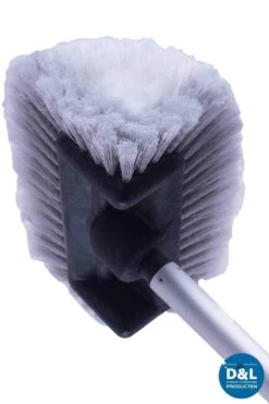 Manche Télescopique Hydro Avec Débit D'eau 2,20 M + Brosse De Lavage Professionnelle à Cinq Faces Gris / Blanc -Nettoyage Produits Boutique 800x1200 20