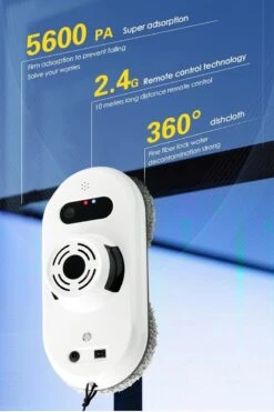 Sontrix Window Washer - Avec Télécommande - 6 Chiffons Inclus - Robot Laveur De Vitres - Nettoyant Pour Vitres - Wit -Nettoyage Produits Boutique 800x1200 33