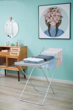 Étendoir à Linge électrique - Sèche-linge Mobile - Respectueux De L'environnement - Wasrek - Étendoir à Wasrek Chauffant - Étendoir à Linge - Étendoir Pliable - Tube Chauffant 20 - Corde à Linge - Avec 2x Ailes Supplémentaires -Nettoyage Produits Boutique 800x1200 4