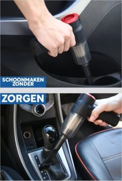 FlowShop - Aspirateur à Main Sans Fil - Aspirateur Portable Pour Voiture - 150W - Fonction De Gonflage - Mini Aspirateur Dual - Portatif -Nettoyage Produits Boutique 813x1200