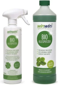 WinwinCLEAN Allesputzer 1000ML Avec Vaporisateur, Nettoyant Polyvalent, Tout Usage, Nettoyant 100% Biologique