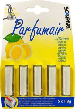 Scanpart - Parfum - Bâtonnets Parfumés Pour Aspirateur - CITRON + VANILLE - Parfum Pour Aspirateur - Bâtonnets Parfumés - 10 Bâtonnets -Nettoyage Produits Boutique 831x1200 1