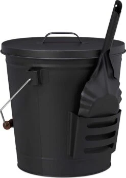 Seau à Cendres Noir Avec Couvercle Et Pelle, Acier, Seau à Charbon Avec Anse, 19 L, Pelle à Cendres, Cheminée Et Grill, 47,5 X 38 X 33 Cm 12 Seau à Cendres Noir Avec Couvercle Et Pelle, Acier, Seau à Charbon Avec Anse, 19 L, Pelle à Cendres, Cheminée Et Grill, 47,5 X 38 X 33 Cm -Nettoyage Produits Boutique 852x1200 3
