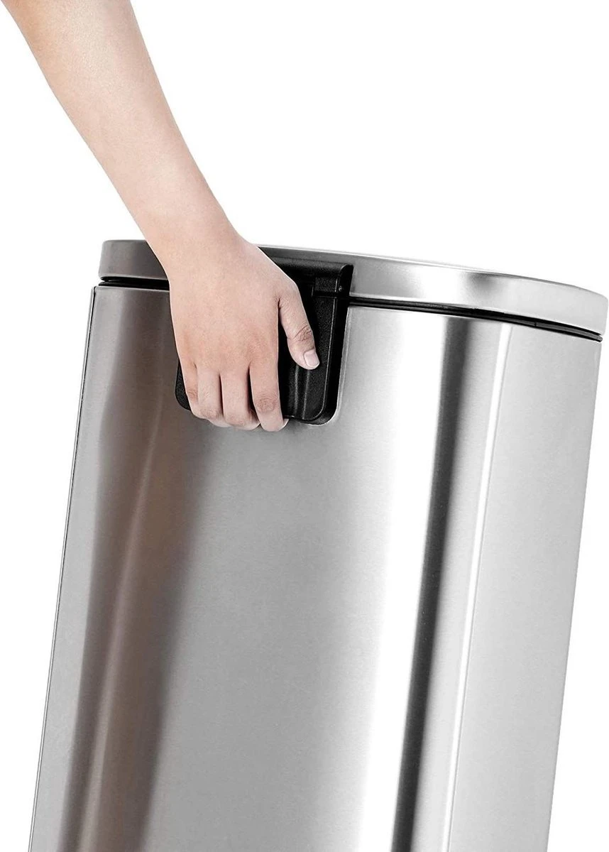 Songmics OrionS | Poubelle Pour La Cuisine | Poubelle 30 L à Pédale | Poubelle à Pédale Avec Bac Intérieur En Plastique | Couvercle à Charnière | Fermeture Douce | Anti-odeur Et Hygiénique | Argent | LTB03NL 7 Songmics OrionS | Poubelle Pour La Cuisine | Poubelle 30 L à Pédale | Poubelle à Pédale Avec Bac Intérieur En Plastique | Couvercle à Charnière | Fermeture Douce | Anti-odeur Et Hygiénique | Argent | LTB03NL – Image 5