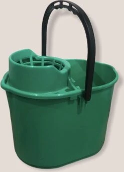 Seau à Vadrouille / Seau à Vadrouille Vert 12 Litres Avec Panier - Nettoyage / Nettoyage Des Sols - Seau à Vadrouille En Plastique / Plastique - Produits D'entretien -Nettoyage Produits Boutique 867x1200 2