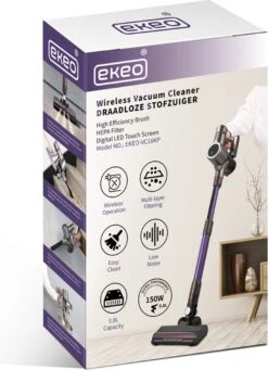 EKEO - Aspirateur Balai Sans Fil TURBO - V16 - Aspirateurs Aspirateurs-balais Aspirateur Balai Sans Fil Avec Dustbuster -Nettoyage Produits Boutique 870x1200