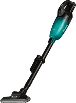 Makita CL001GZ04 | Aspirateur-balai | V Maximum | Version Noire Avec Capsule Bleue Transparente | Corps | Sans Batteries Ni Chargeur