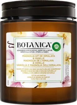 Botanica By Air Wick Bougie Parfumée - Magnolia De Himalaya & Vanille - 500gr