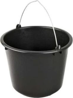 Synx Tools Seau De Construction 12L Zwart - Seaux De Construction/Articles De Construction - Seaux Ménagers - Seaux De Nettoyage - Seau De Bricolage