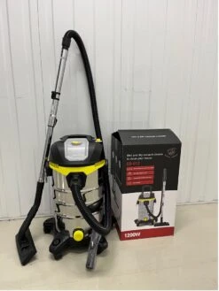 Aspirateur De Chantier - Modèle Professionnel - Aspirateur Eau Et Poussière - 30L - Filtre HEPA - Sans Sac - Aspirateur - Aspirateur - Accessoires Inclus - Avec Roues - HAUTE QUALITÉ - MODÈLE 2023 - ÉDITION LIMITÉE