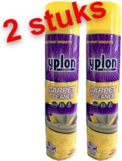 Yplon Nettoyant Pour Tapis Et Tissus D'ameublement - Mousse Pour Tapis 600ml - PACK VALEUR 2 Pièces