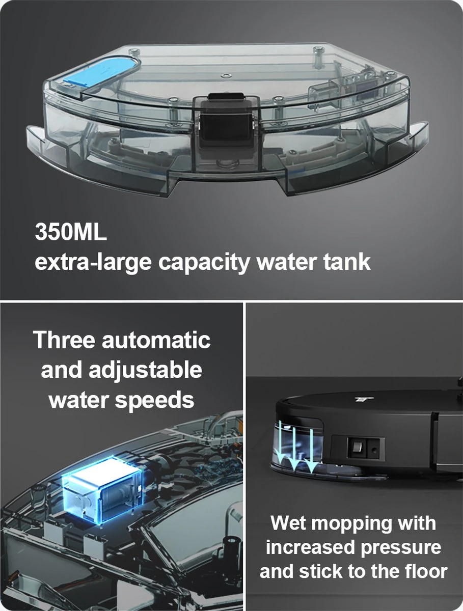 Aspirateur Robot Neatsvor X600 - Haute Qualité - Zwart - Aspirateur - Avec Fonction De Nettoyage - Comprend Une Application - Convient à Tous Les Types De Sols 14 Aspirateur Robot Neatsvor X600 - Haute Qualité - Zwart - Aspirateur - Avec Fonction De Nettoyage - Comprend Une Application - Convient à Tous Les Types De Sols – Image 12