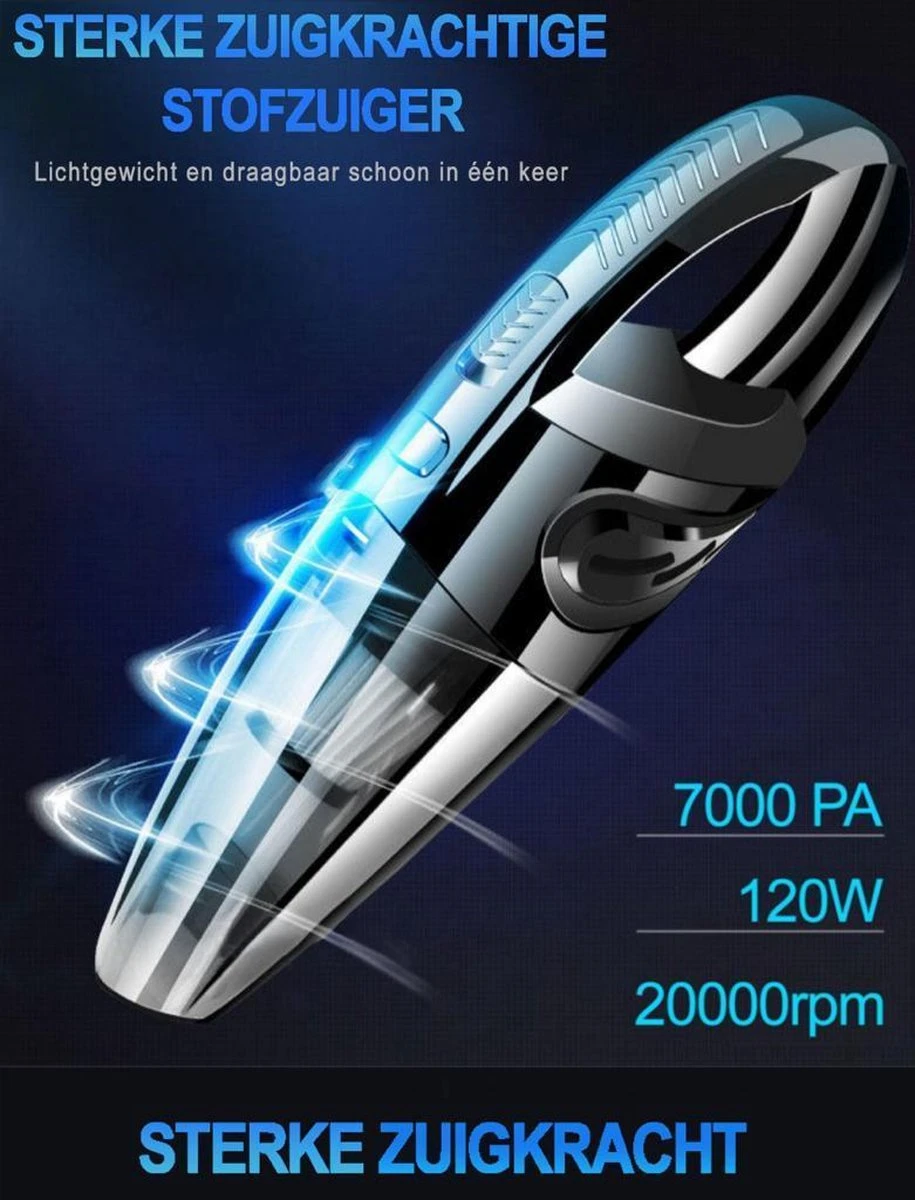 Aspirateur à Main Sans Fil SoloCare - Aspirateur Sans Fil - Pour Droog Et Humide - Nettoyeur De Poils Pour Animaux De Compagnie - Aspirateur à Main Rechargeable Avec 5 Accessoires - Filtre HEPA - Zwart 17 Aspirateur à Main Sans Fil SoloCare - Aspirateur Sans Fil - Pour Droog Et Humide - Nettoyeur De Poils Pour Animaux De Compagnie - Aspirateur à Main Rechargeable Avec 5 Accessoires - Filtre HEPA - Zwart – Image 15