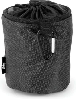 Sac à Pinces à Linge En Polyester - Panier à Pinces à Linge - Ø16,5 X 18 Cm - Avec Cordon De Serrage Et Mousqueton - Facile à Attacher Corde à Linge, Corde à Linge, Ceinture, Etc.